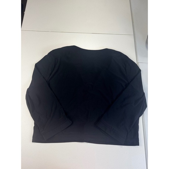 Perceptions New York Black Cardigan Women's Large Long Sleeve Button Front - Picture 3 of 8